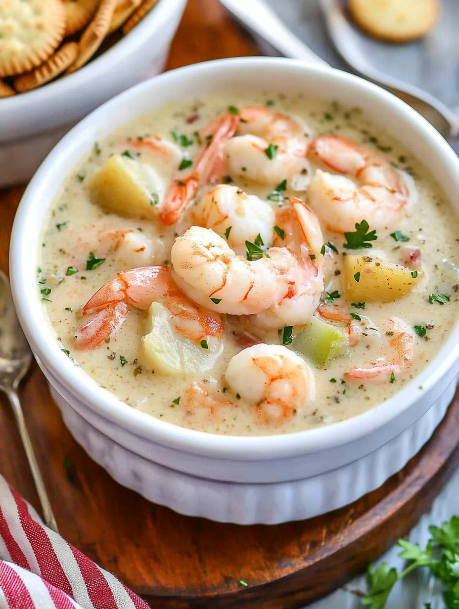 Creamy seafood chowder