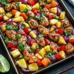 Hawaiian Chicken Sheet Pan