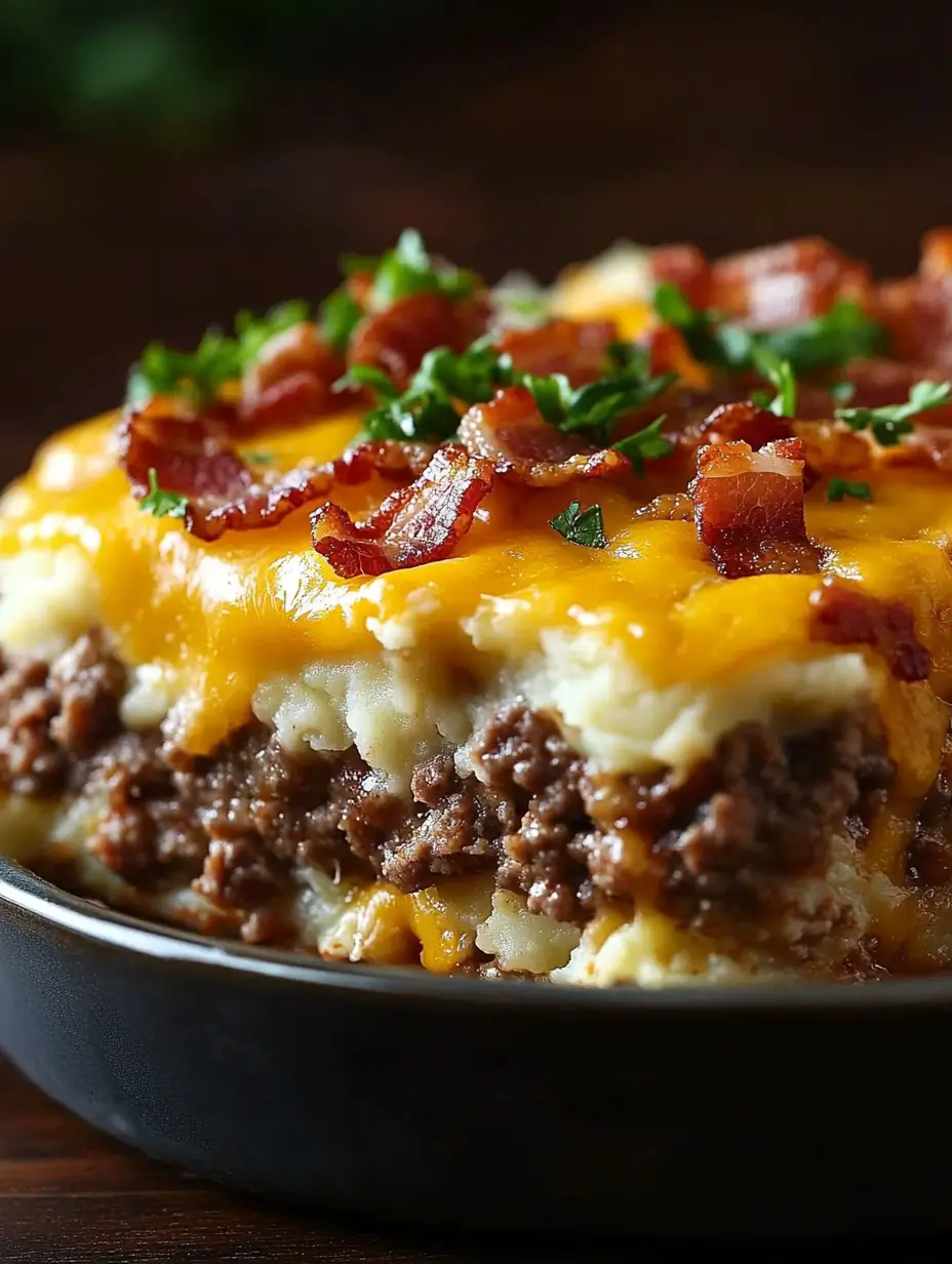 Cheesy Meatloaf Casserole