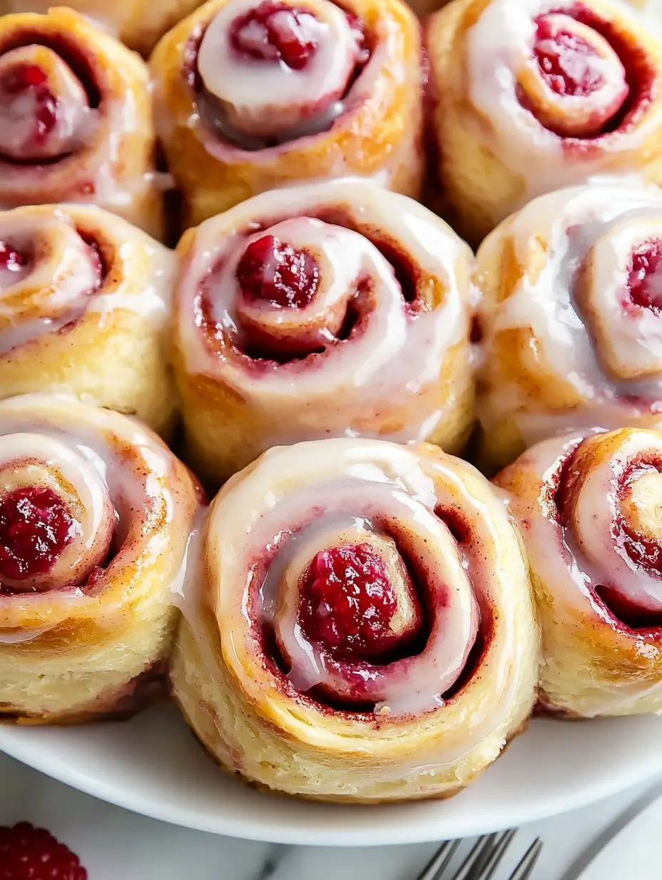 Raspberry Sweet Rolls