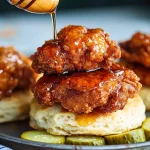 Hot Honey Chicken Biscuits