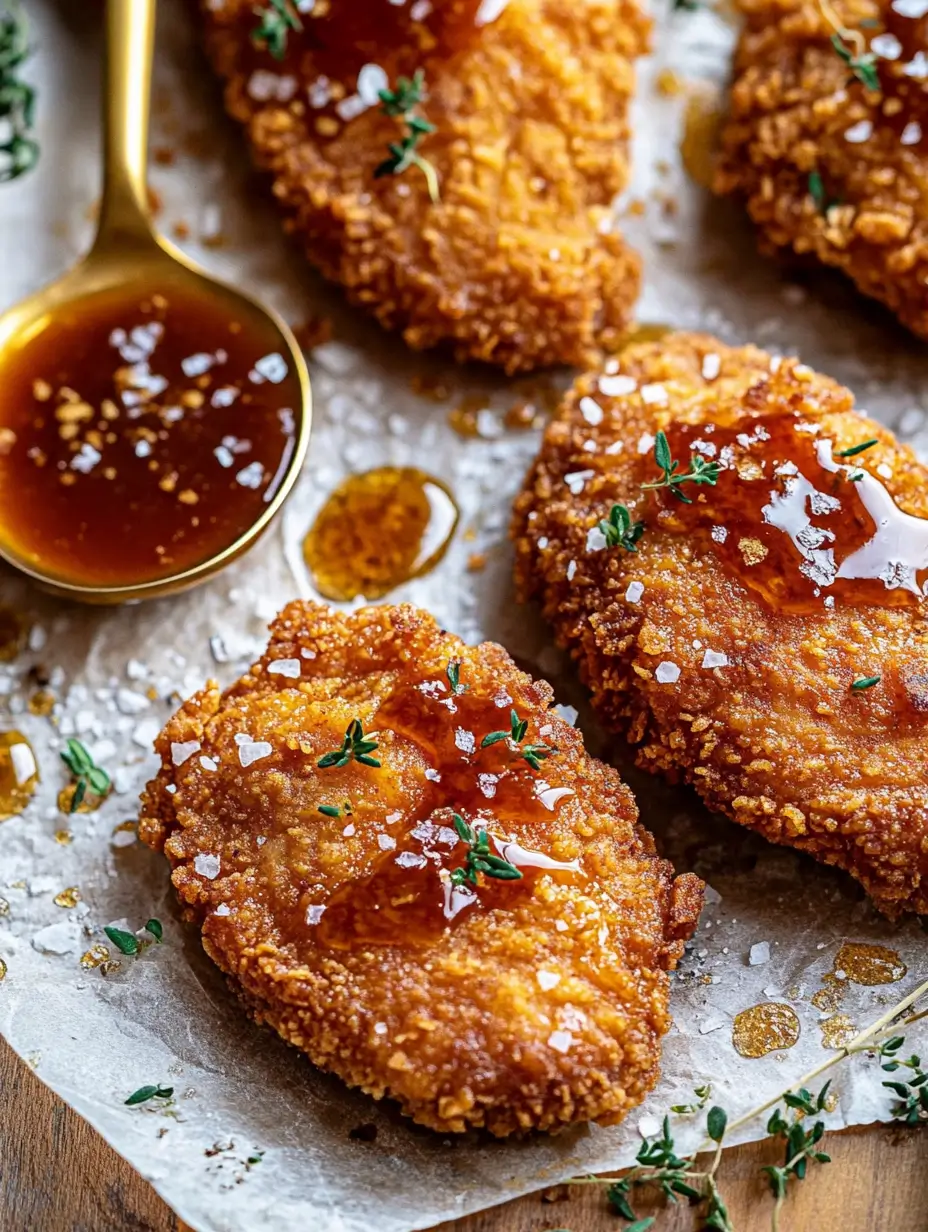 Baked Crunchy Hot Honey Chicken
