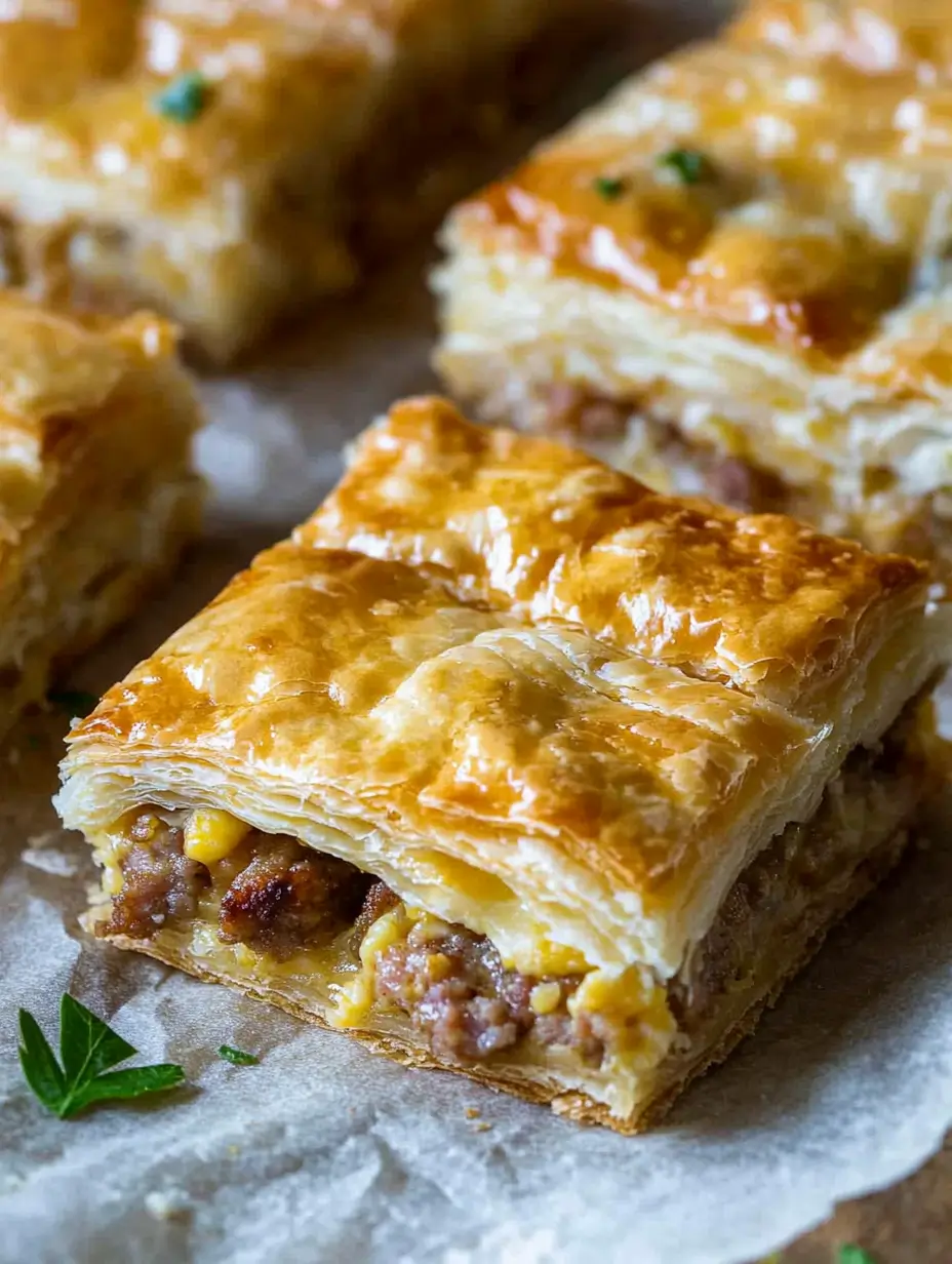 Breakfast Stuffed Puff Pastry