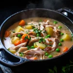 Creamy Leftover Turkey Soup
