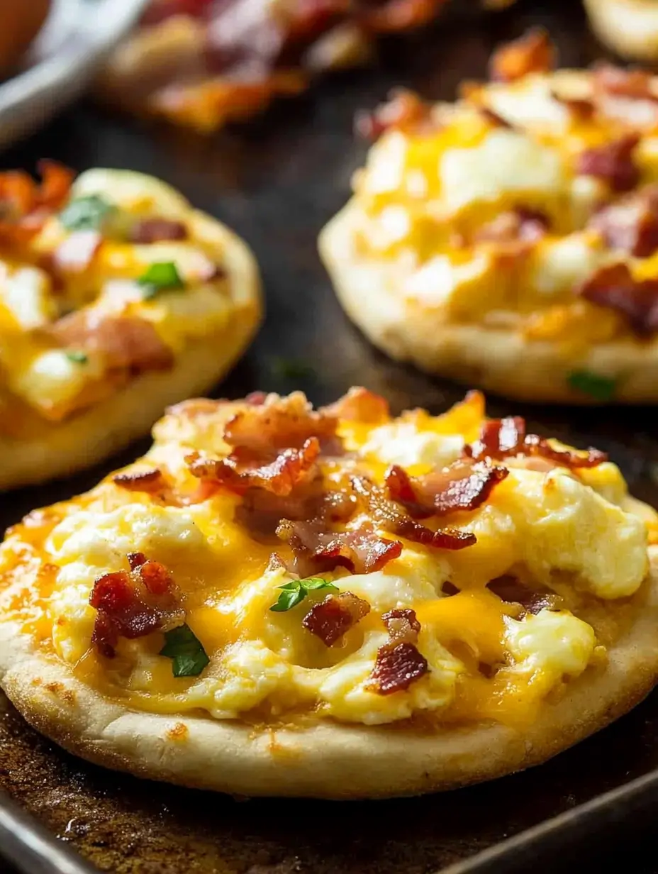 English Muffin Breakfast Pizzas