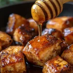 Hot Honey Salmon Bites