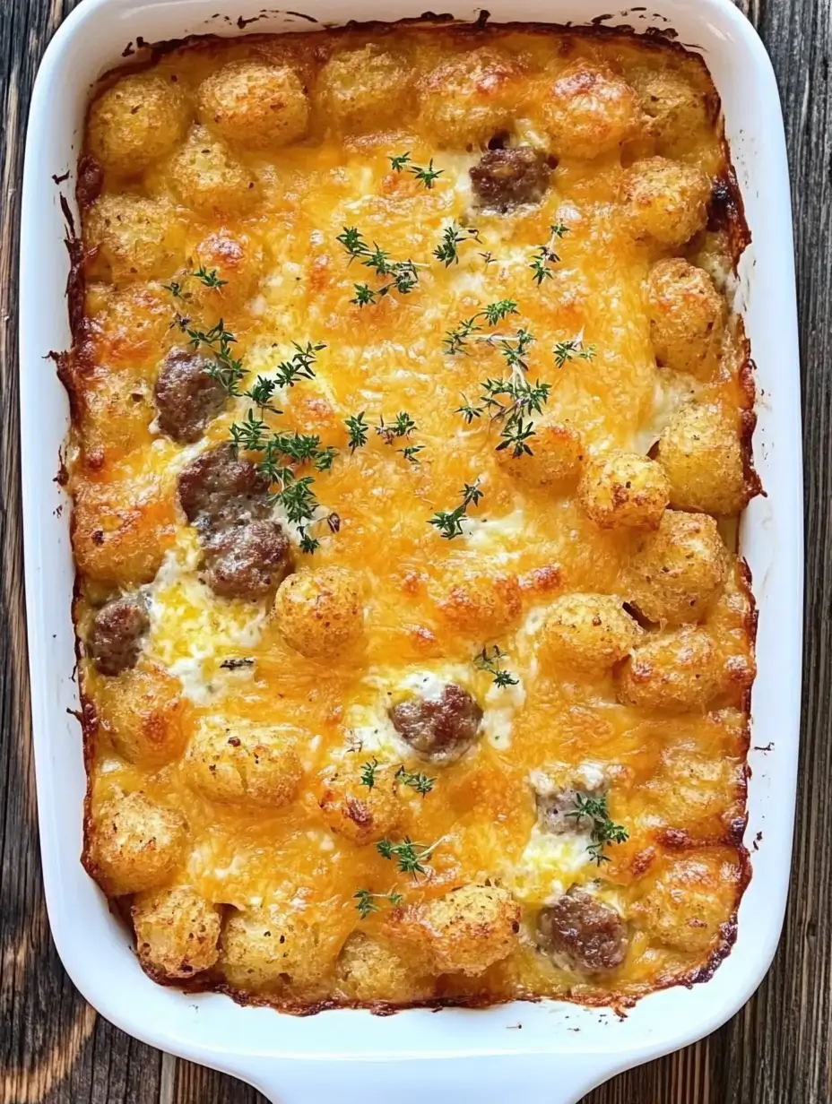Cheesy Tater Tot Casserole