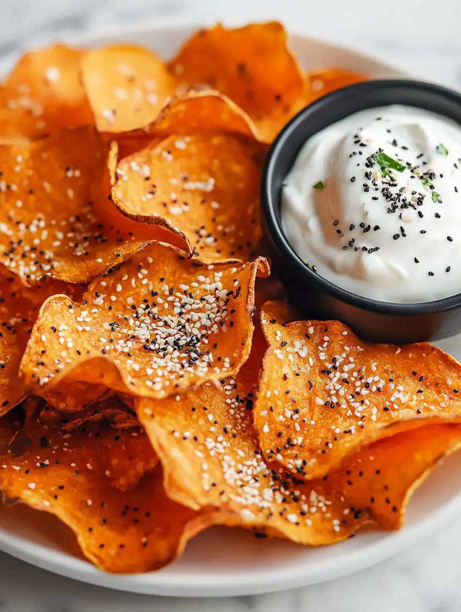 Sweet Potato Bagel Chips