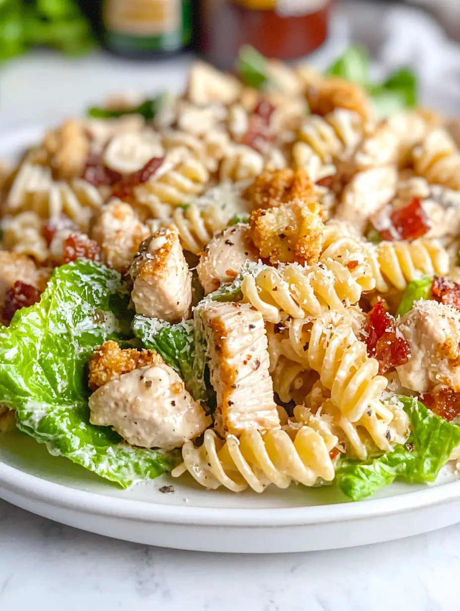 Chicken Caesar Pasta Salad