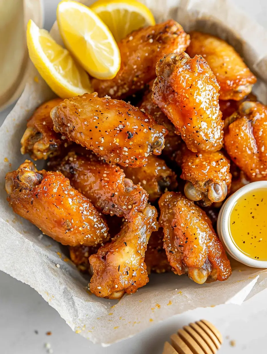 Honey Lemon Pepper Wings