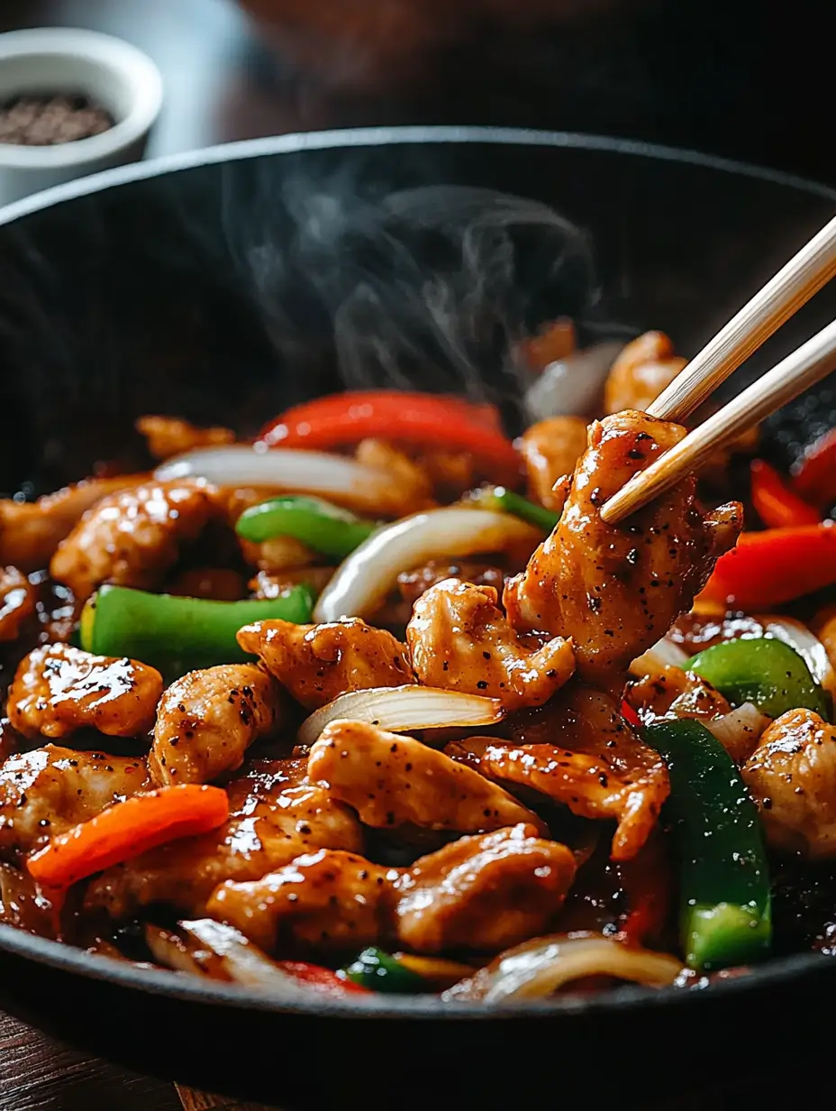 Spicy Black Pepper Chicken