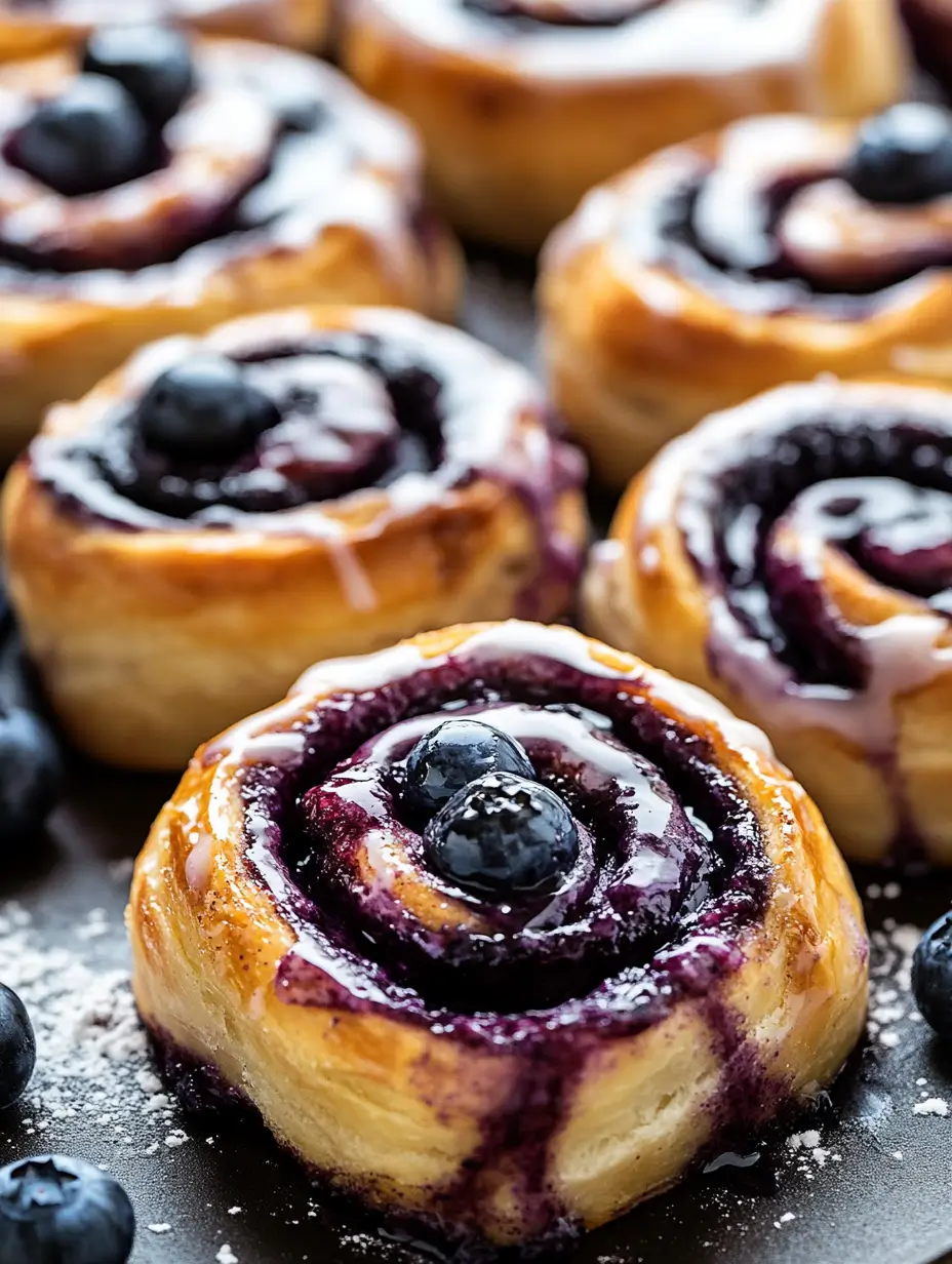 Blueberry Cinnamon Rolls