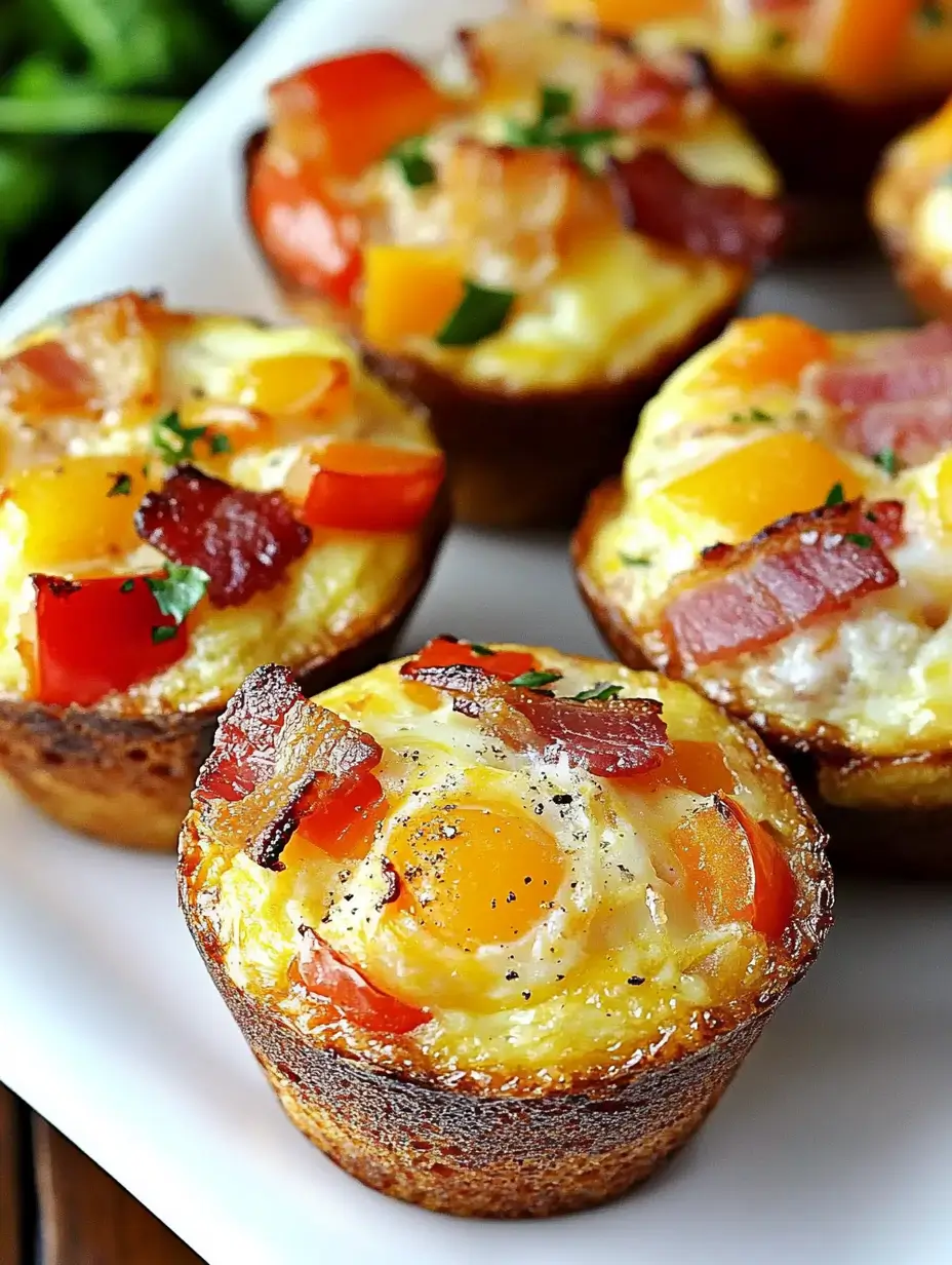Savory breakfast muffins