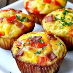 Savory breakfast muffins