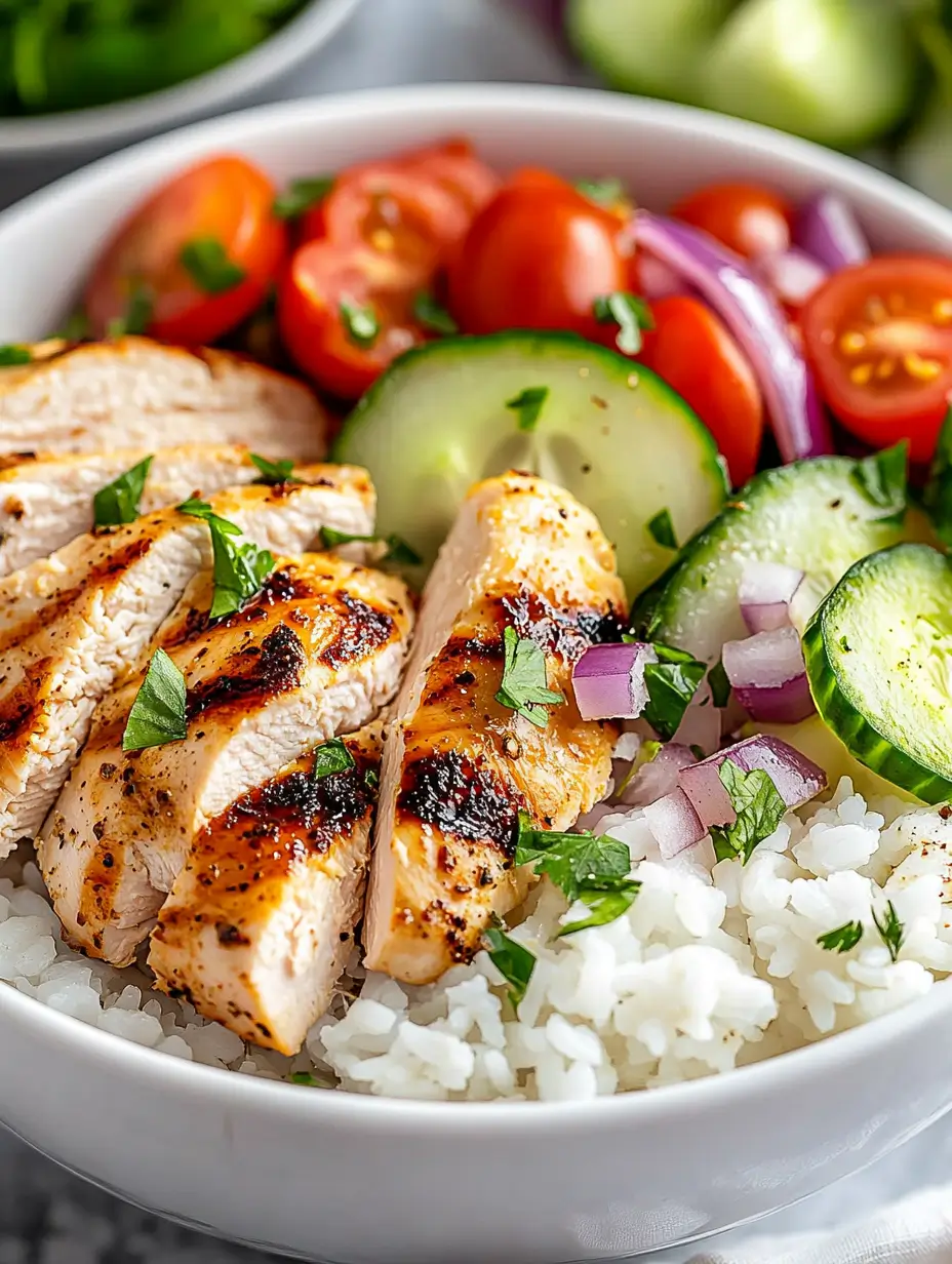 Healthy Greek Chicken Bowls