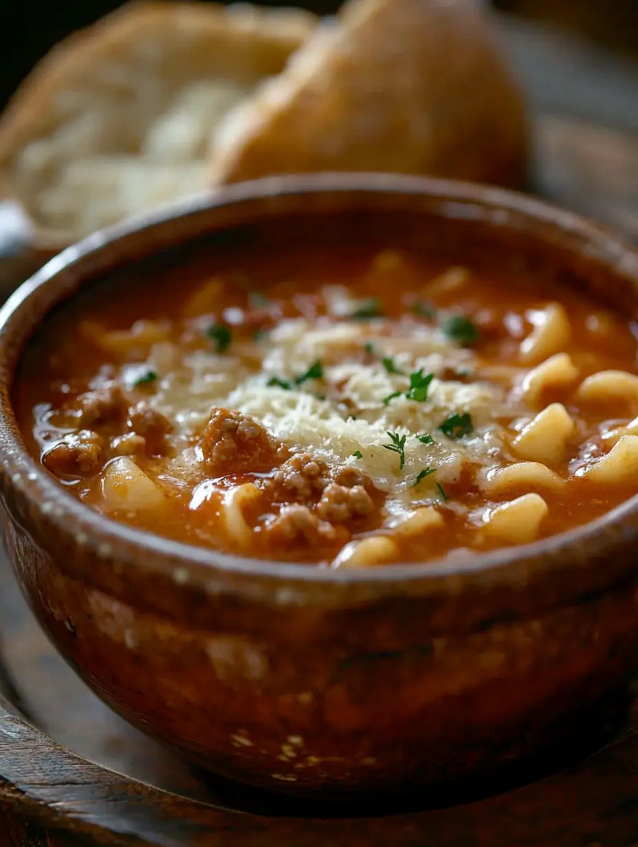 One-Pot Lasagna Soup