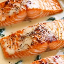 Tuscan Salmon with Parmesan Cream Sauce | Easy 30-Minute Recipe