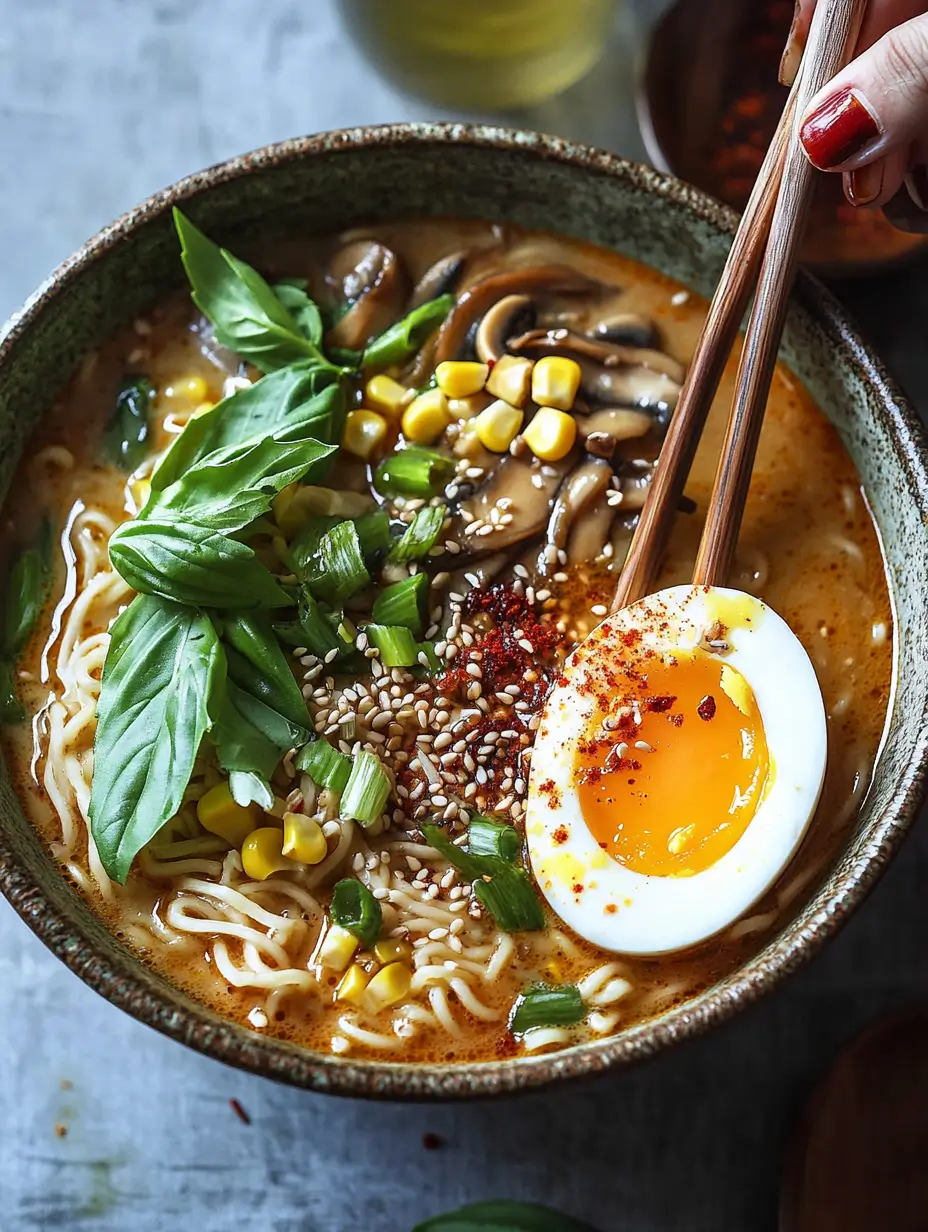 Spicy miso ramen