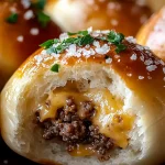 Garlic Parmesan Cheeseburger Bombs
