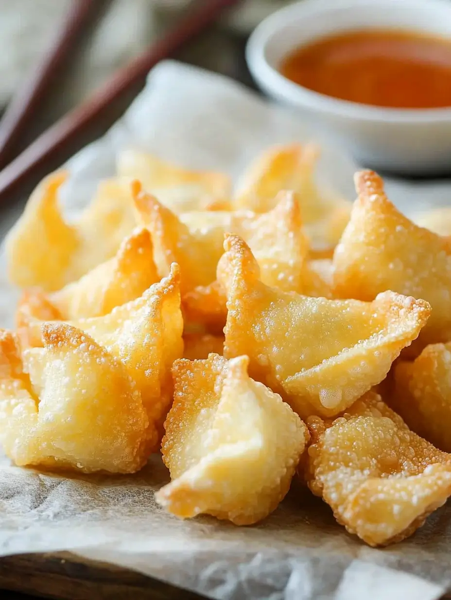 Sweet Cream Cheese Wontons