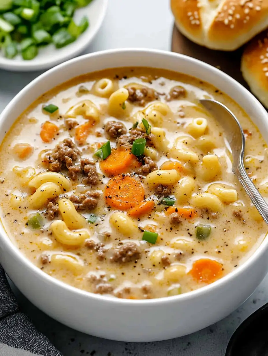 Cheeseburger Soup Recipe