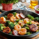 Honey Garlic Shrimp Sausage