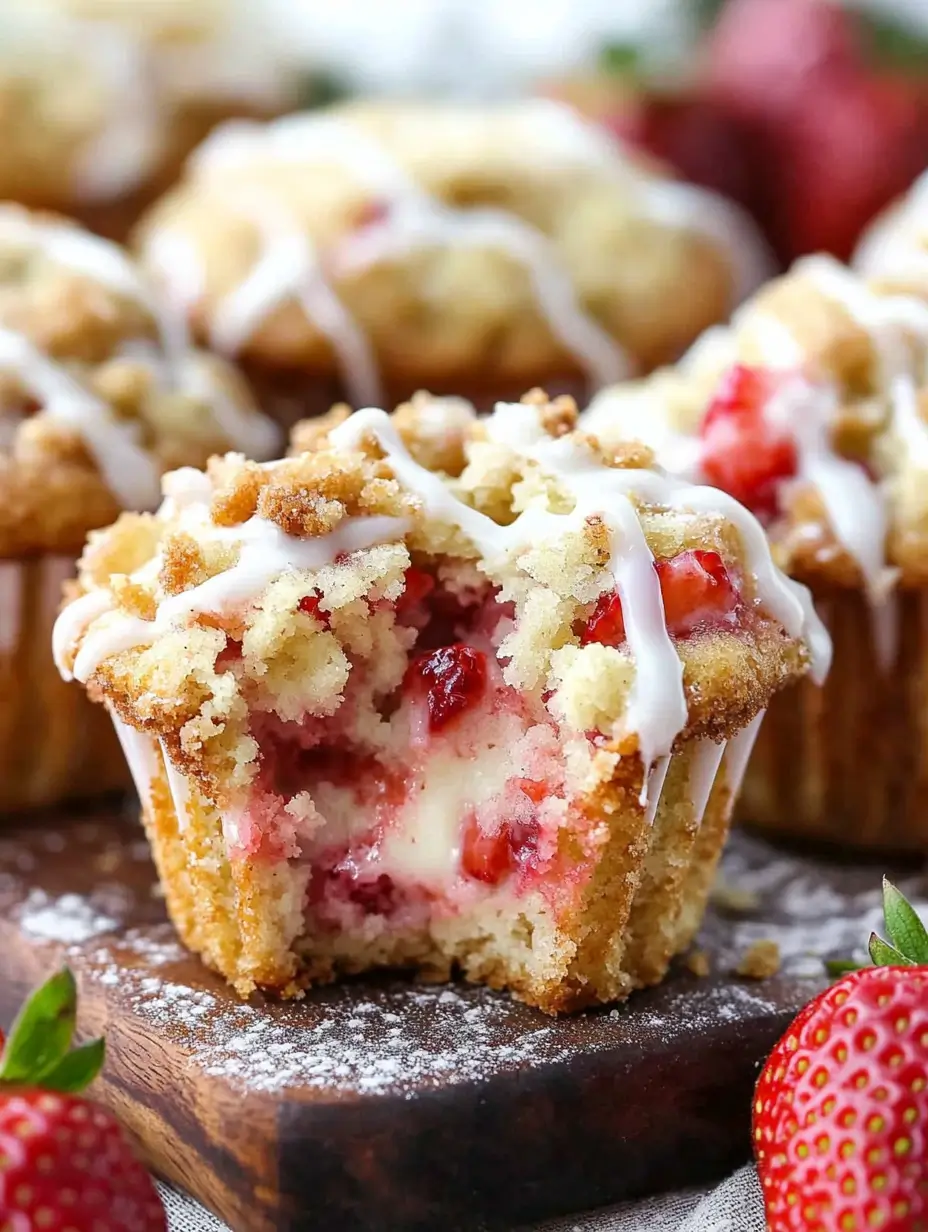 Strawberry Cream Cheese Muffins