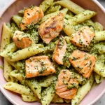 Creamy Salmon Pesto Pasta