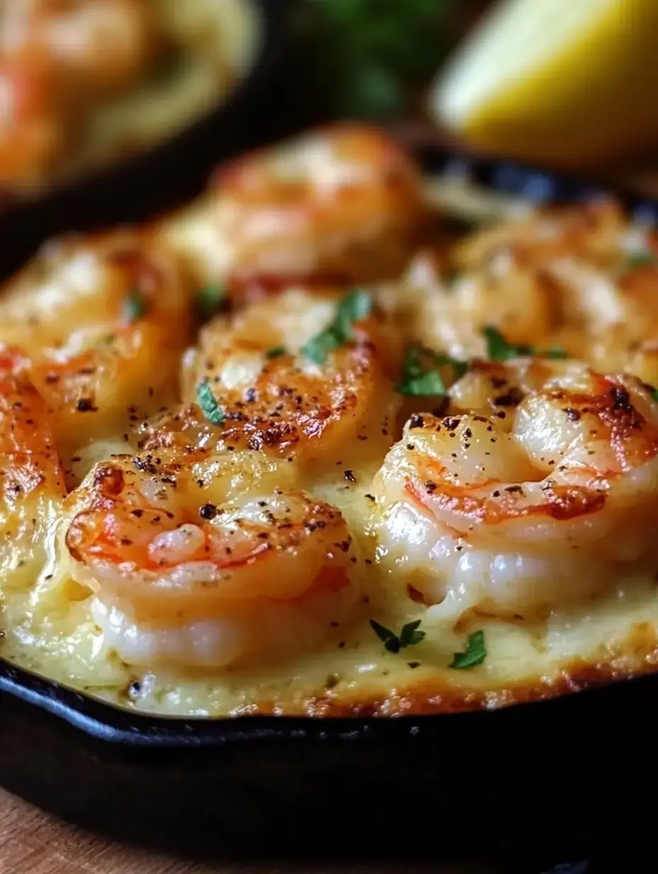 Garlic Shrimp Gratin