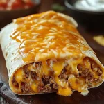 Cheesy Beefy Burrito