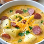 Creamy Potato Kielbasa Soup
