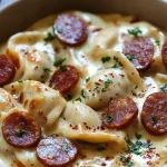 Crockpot Pierogi Casserole