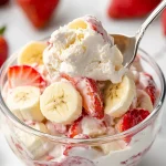 Strawberry Banana Cheesecake Salad