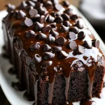 Hot Fudge Brownie Bread