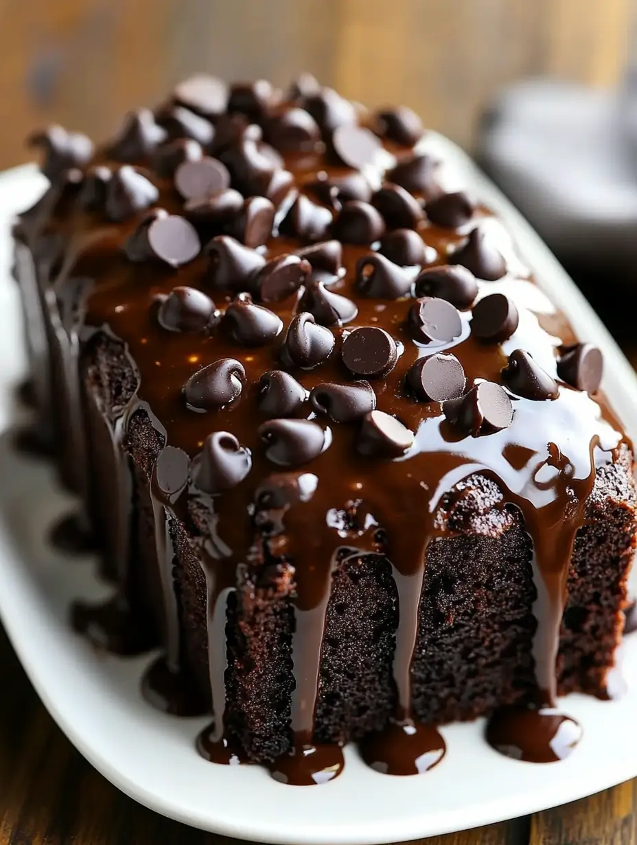 Hot Fudge Brownie Bread