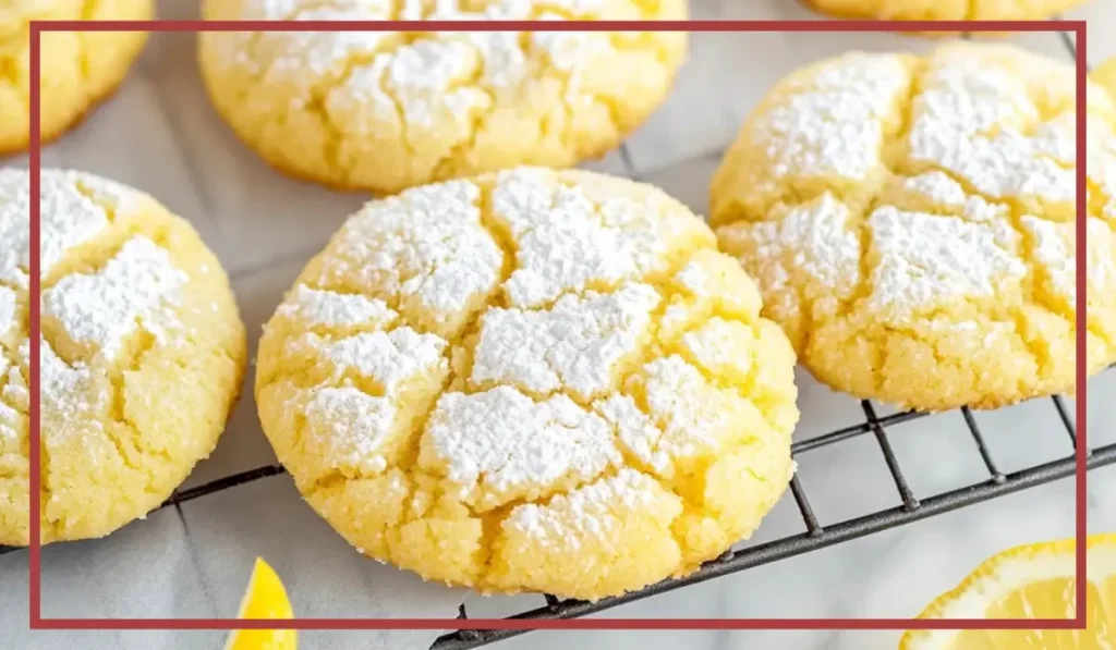 Lemon crinkle cookies recipe