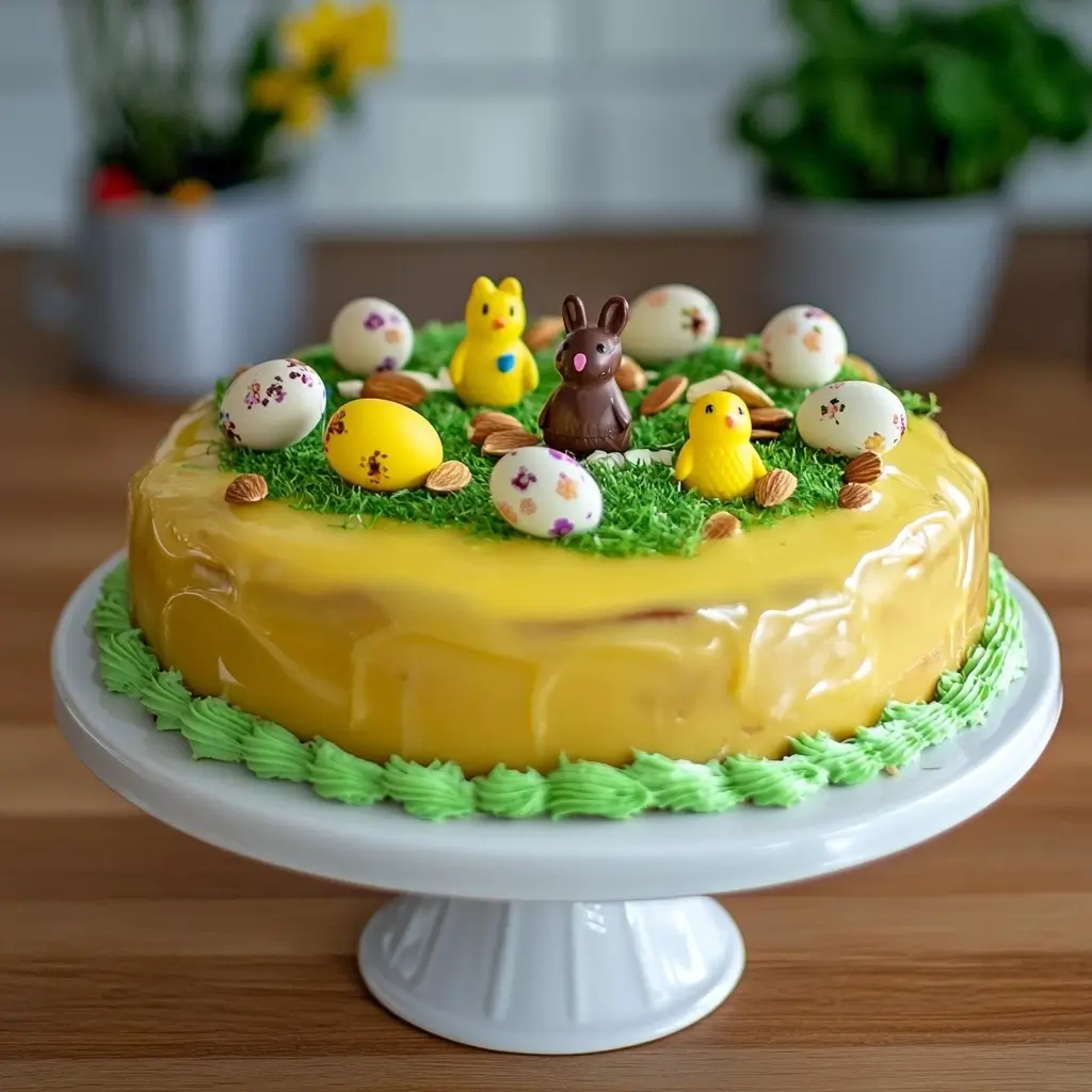 Homemade Easter Yellow Cake