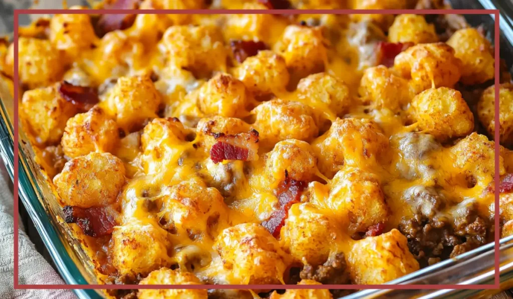 Cheeseburger Tater Tot Casserole
