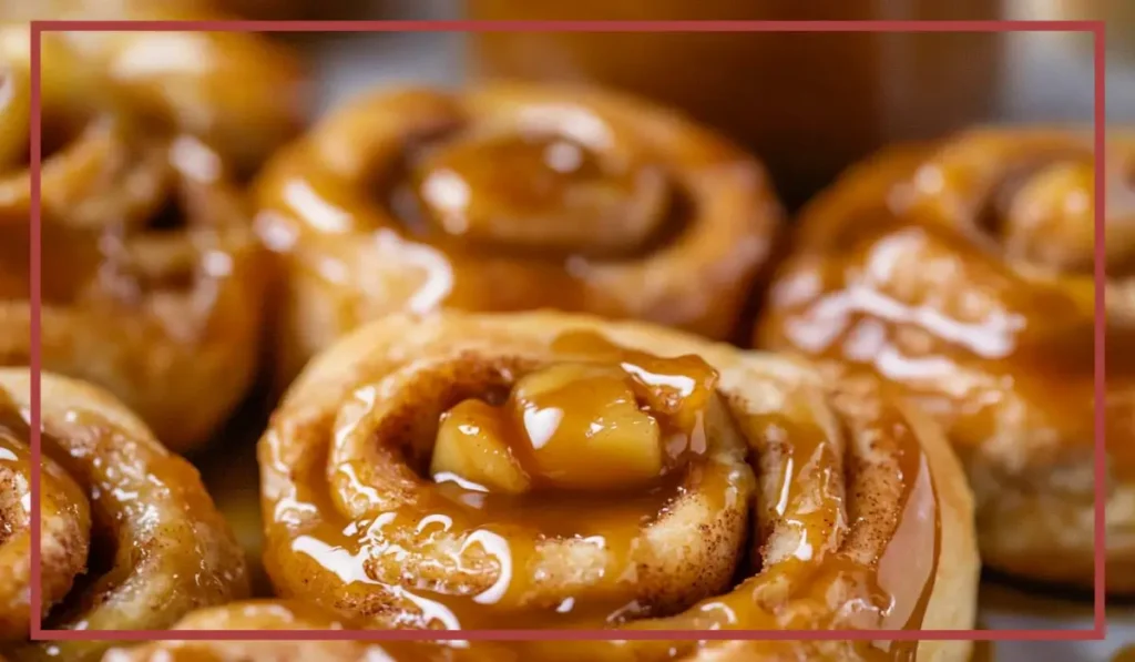 Caramel Apple Cinnamon Rolls