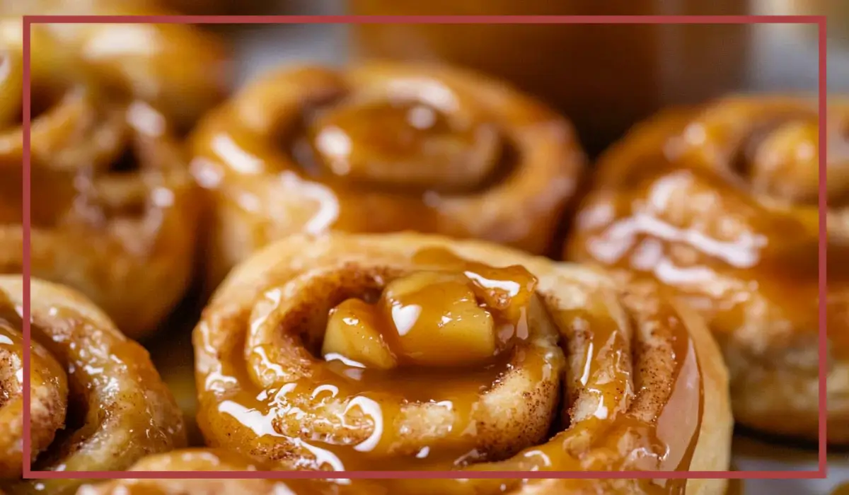 Caramel Apple Cinnamon Rolls