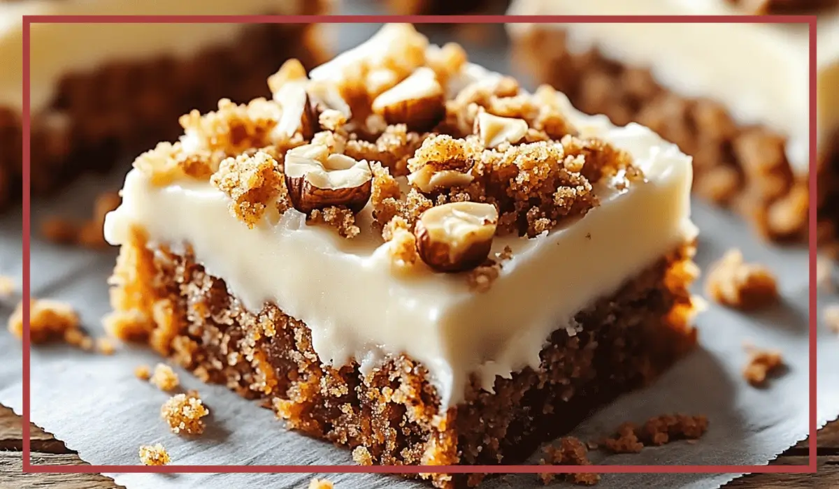 Carrot Cake Bars