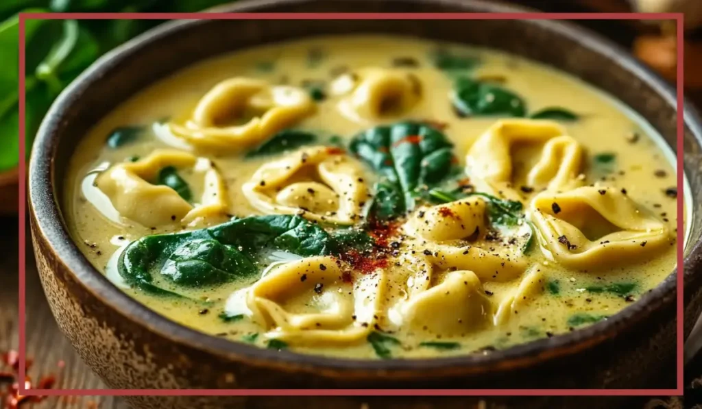 Creamy Tomato Tortellini Soup