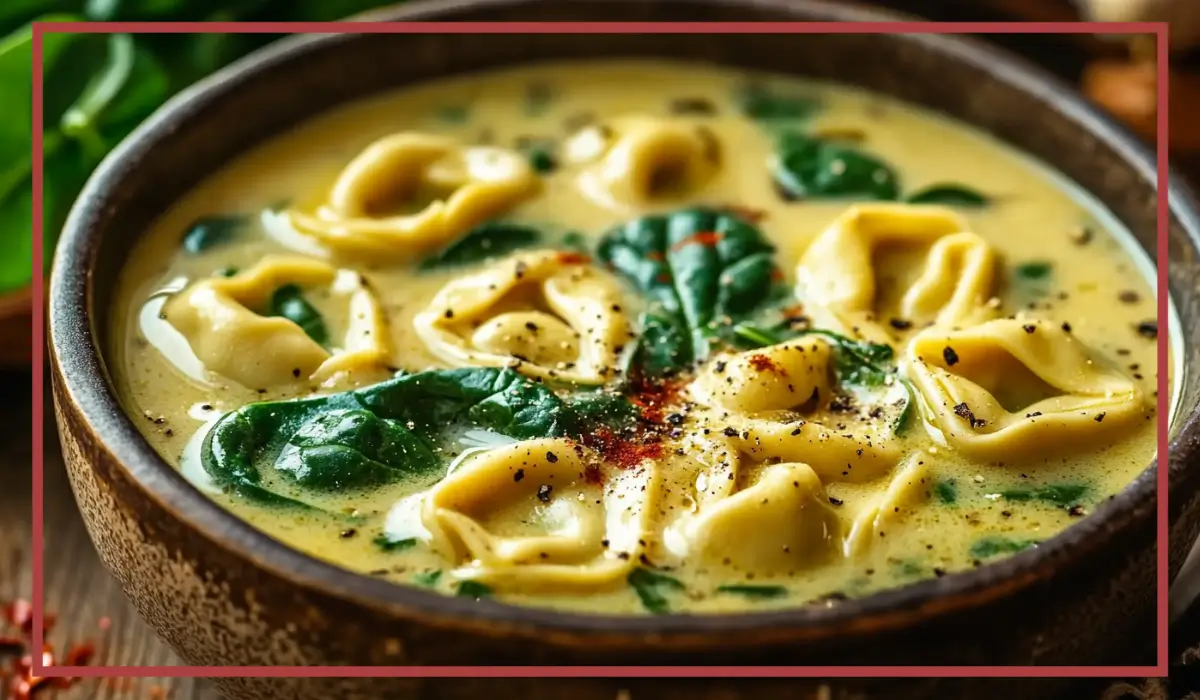 Creamy Tomato Tortellini Soup