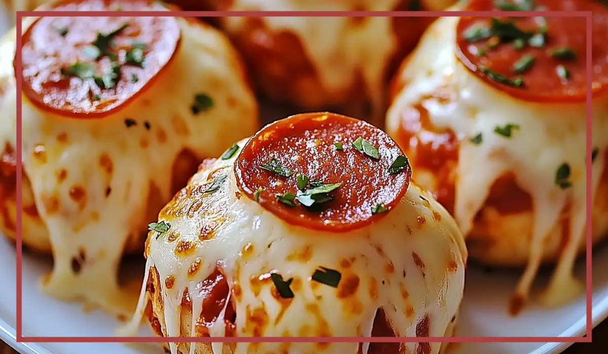 Cheesy Pepperoni Pizza Bombs