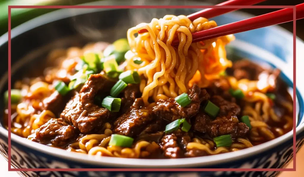 Slow Cooker Beef Ramen