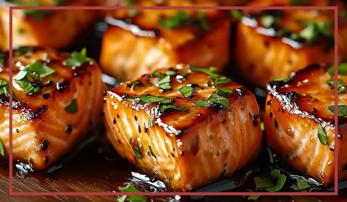 Honey Garlic Glazed Salmon