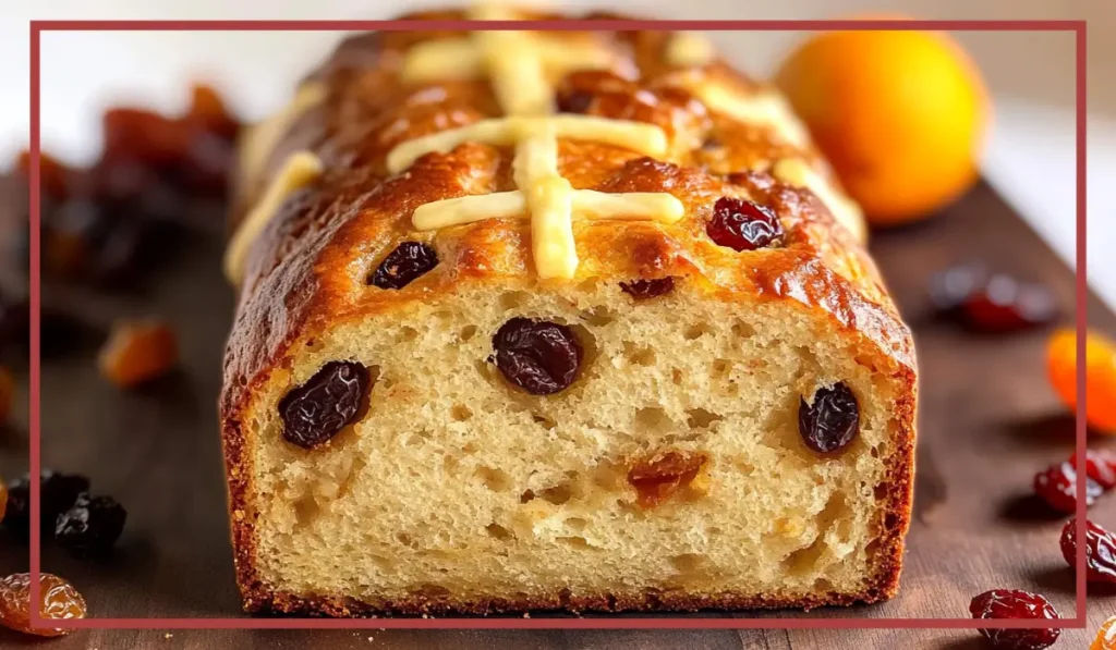 Vegan Hot Cross Loaf