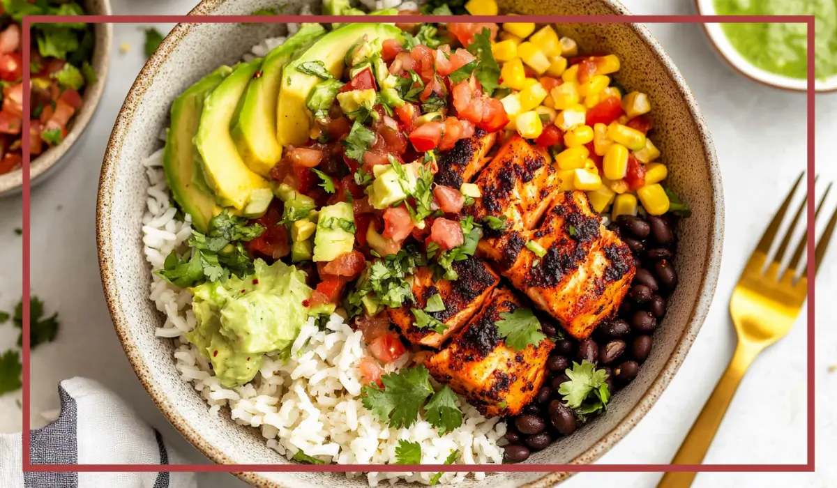 Salmon Burrito Bowl