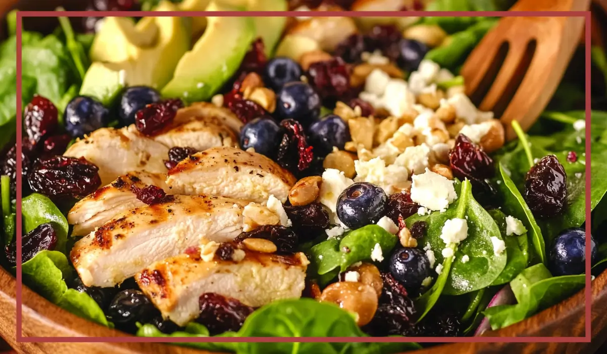 Chicken Blueberry Feta Salad