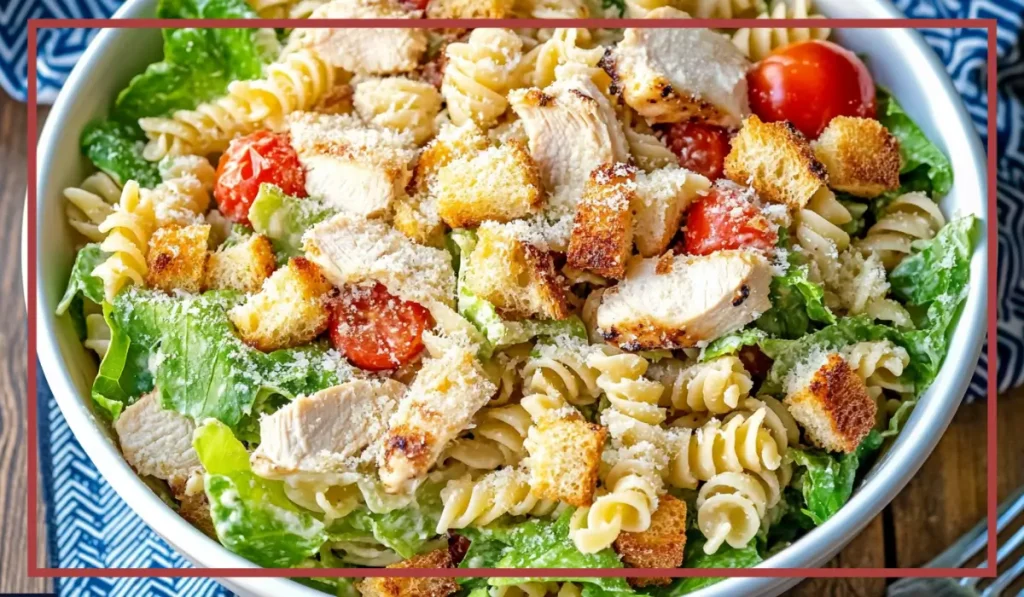 Creamy Chicken Caesar Pasta